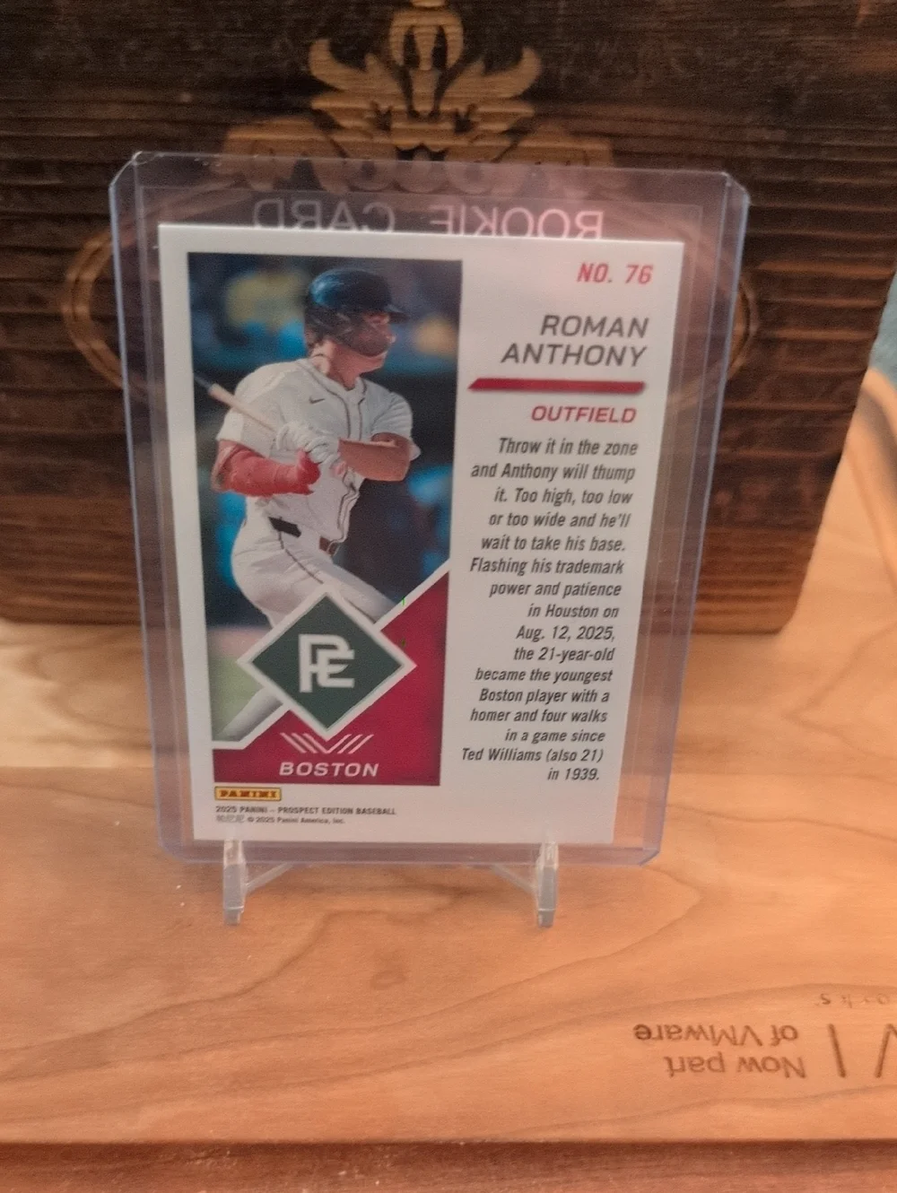 2025 Panini Roman Anthony Prospect Edition Rookie Card Red Sox - Picture 2 of 2